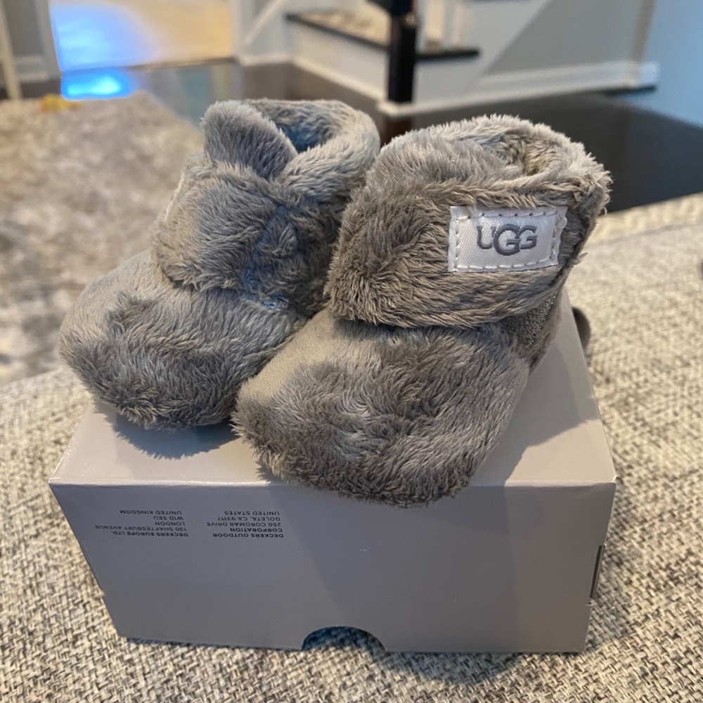 Ugg baby booties size 0-6 months